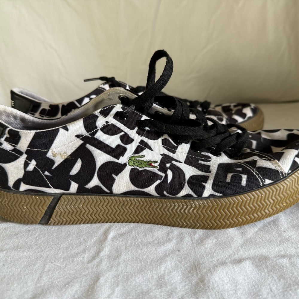 Lacoste Black and White Sneakers